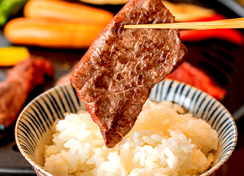 白飯と焼き肉